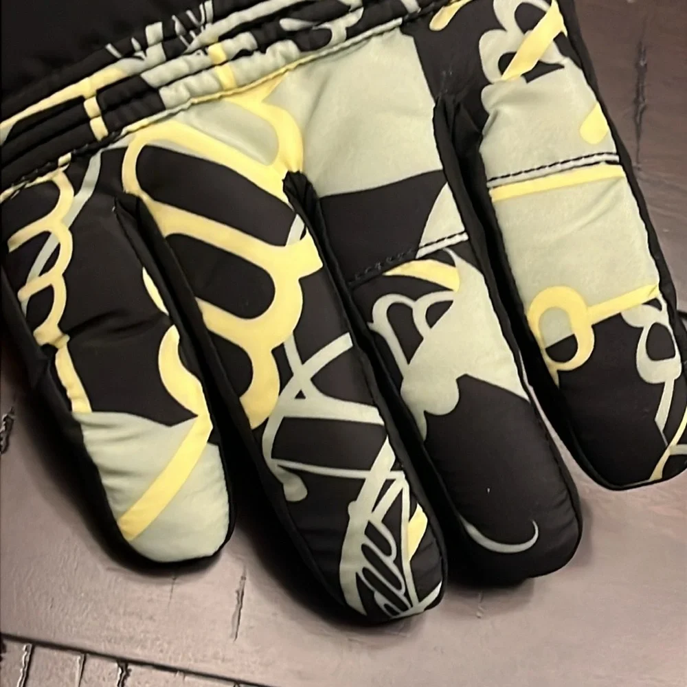 The North Face Montana Hands Print Ski Snowboard Gloves DryVent Etip Womens XL